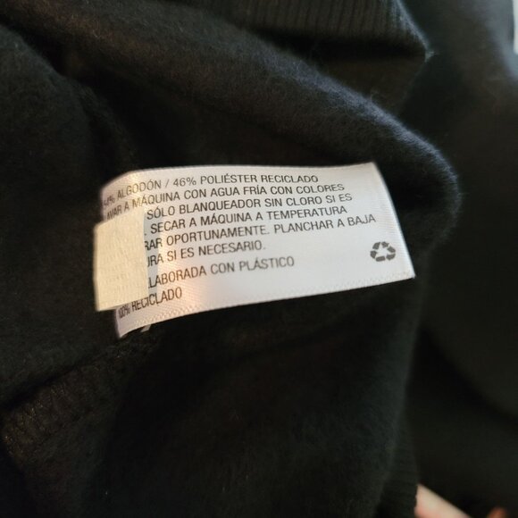 Wild Fable Black Sweatshirt Poly Cotton Blend Woman's XXL NWT JJ3394 - Picture 7 of 7